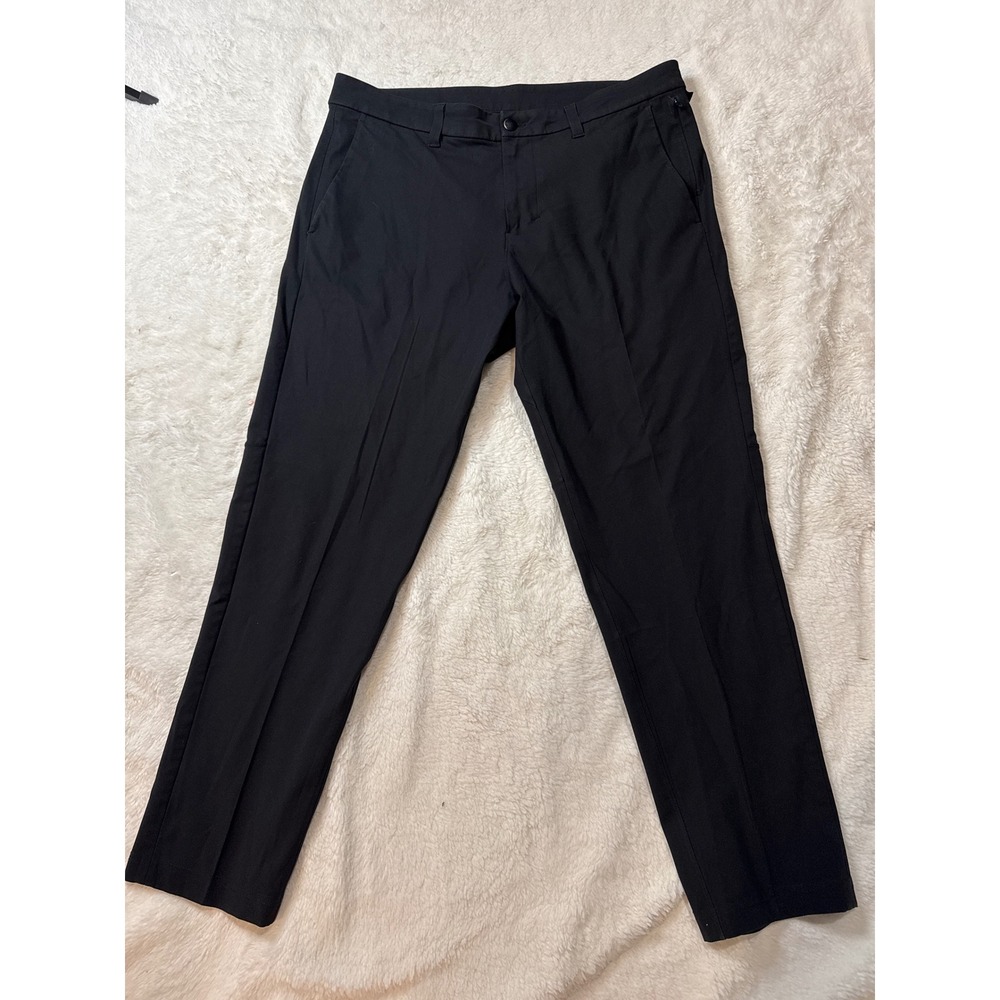 Lululemon Commission Slim Pant Mens 34 Black Good Chino Trousers